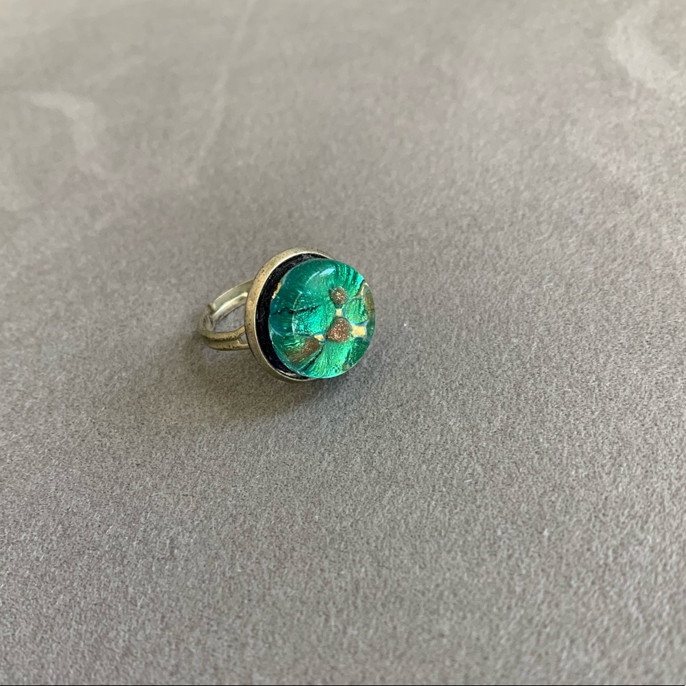 Green Glass ring